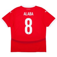Alaba #8 Austria Home Jersey Euro 2024