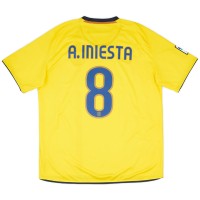 A.INIESTA #8 Barcelona Retro Jersey Away 2008/09